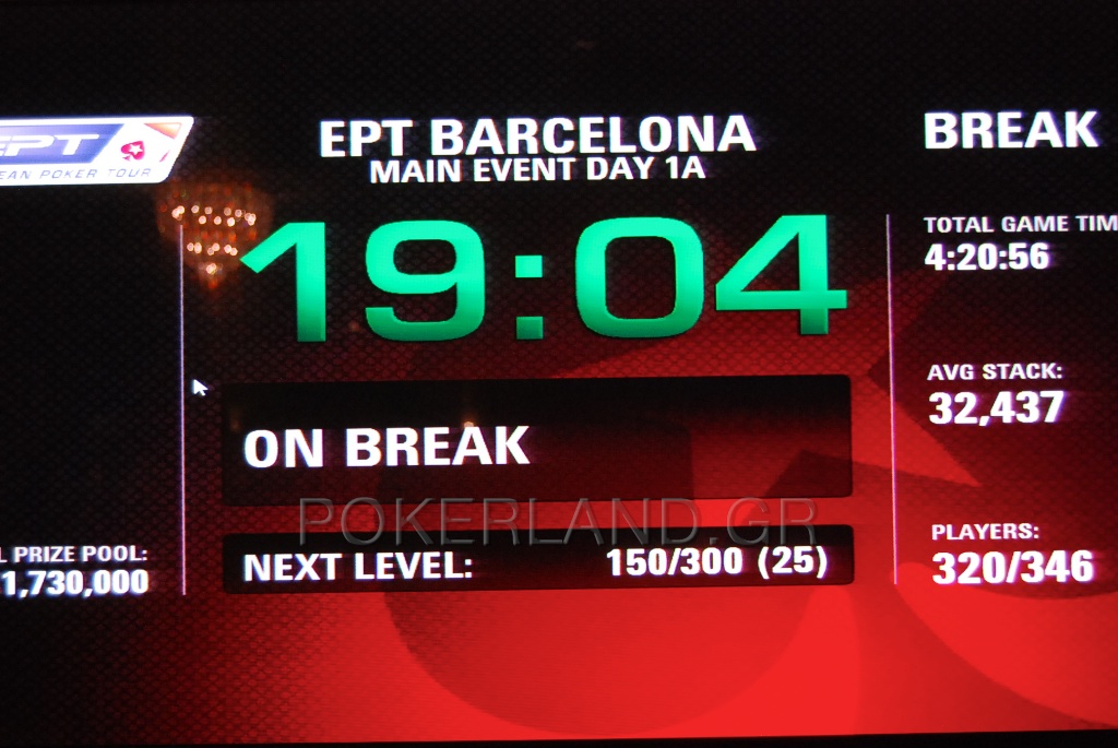 break ept barcelona day 1a 2011