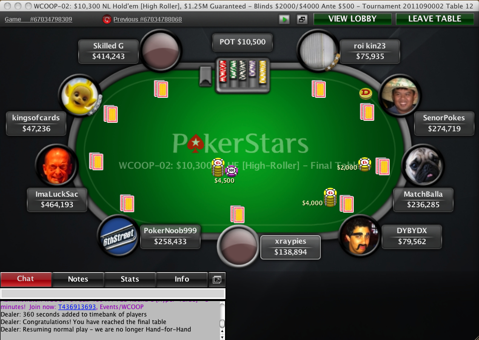 wcoop 2011 event 2 final table