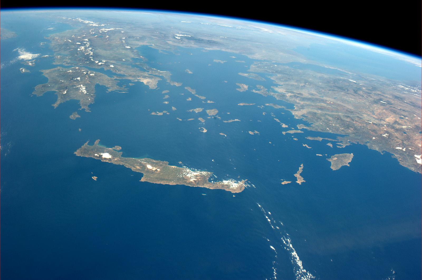 crete from space